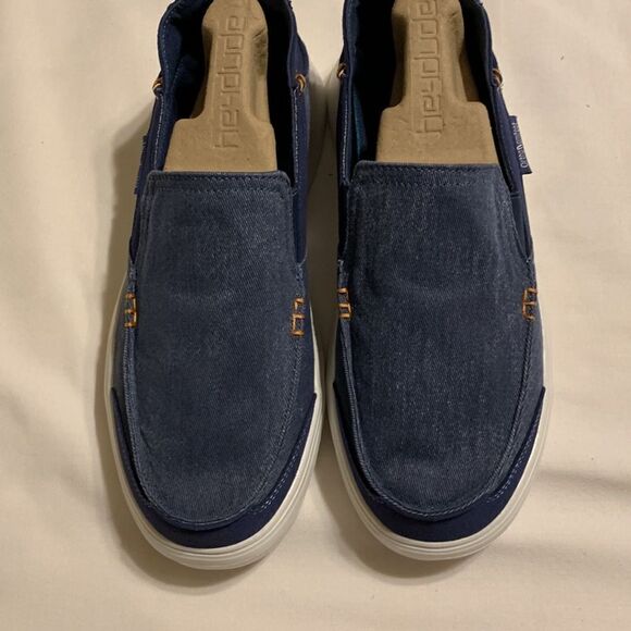 OrthoComfort size 10 slip on canvas loafer walk-in flat shoes - Picture 2 of 12